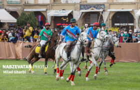 بازی نمادین چوگان در میدان نقش جهان