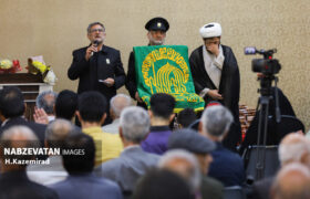 جشن هشتمین دوره ختم قرآن کریم با حضور خادمان رضوی در باغبادران