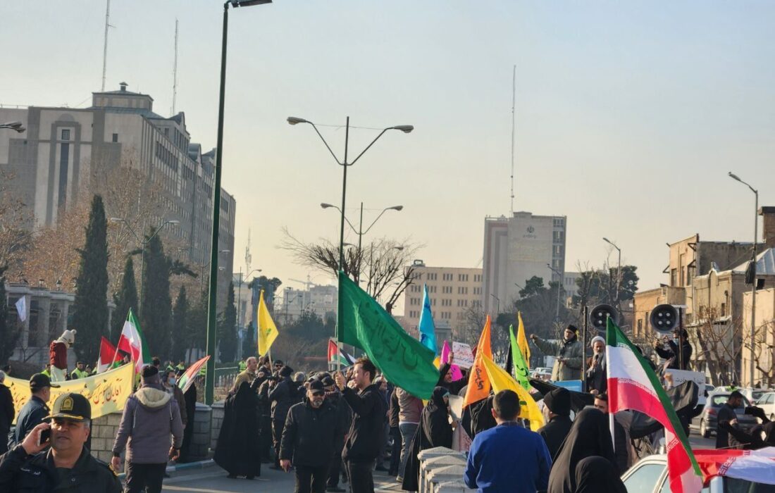 یک تجمع بدون مجوز دیگر در تهران در اعتراض به ابلاغ نشدن قانون حجاب